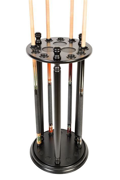 pool table cue stick holders|rotating pool cue rack.